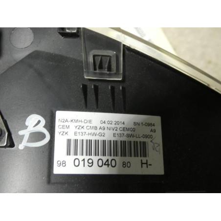 Compteur PEUGEOT 208 1 PHASE 1 d’occasion