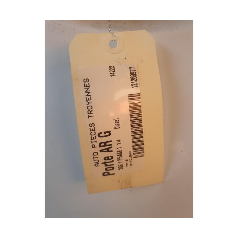 Porte arriere gauche PEUGEOT 208 1 PHASE 1 d’occasion