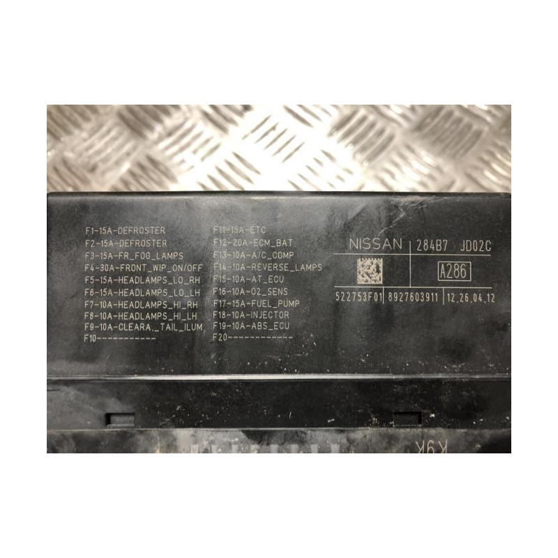 Boitier servitude moteur (BSM) NISSAN QASHQAI 1 PHASE 2 d’occasion