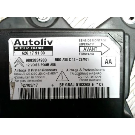 Boitier air bag CITROEN C3 PICASSO PHASE 2 d’occasion