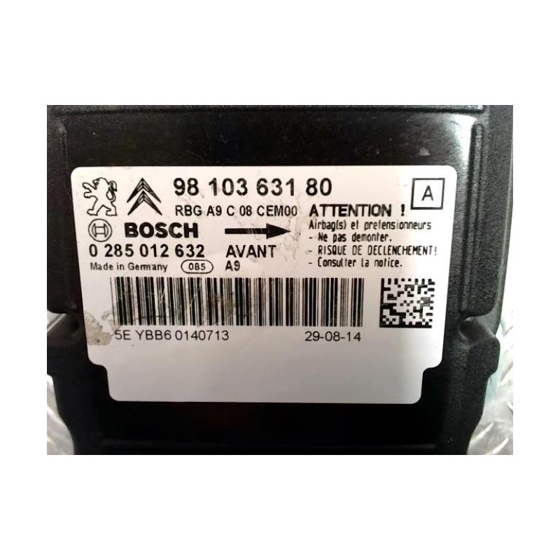 Boitier air bag PEUGEOT 208 1 PHASE 1 d’occasion