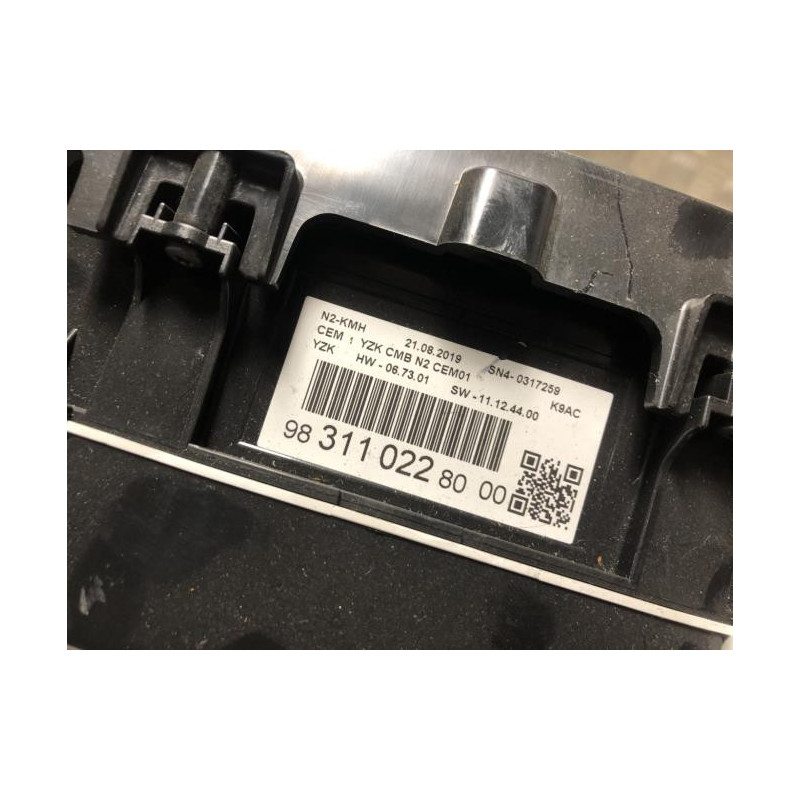 Compteur CITROEN BERLINGO 3 M PHASE 1 d’occasion