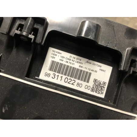 Compteur CITROEN BERLINGO 3 M PHASE 1 d’occasion