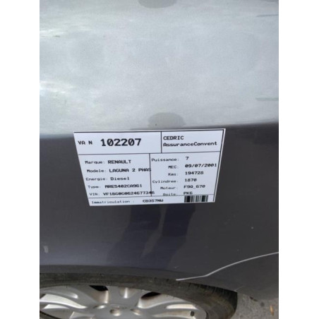 Feu arriere principal droit (feux) RENAULT LAGUNA 2 PHASE 1 d’occasion