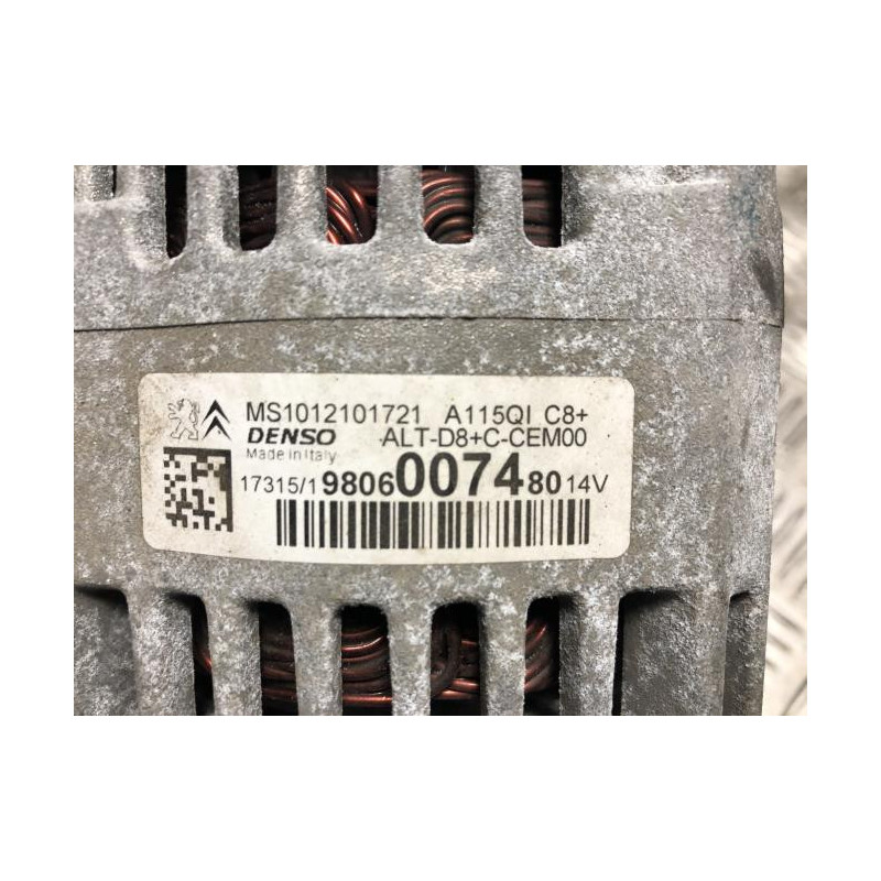 Alternateur CITROEN C3 2 PHASE 2 d’occasion
