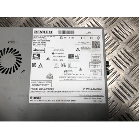 Autoradio d'origine RENAULT CAPTUR 2 PHASE 1 d’occasion