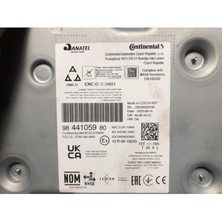 Autoradio d'origine CITROEN BERLINGO 3 M PHASE 1 d’occasion