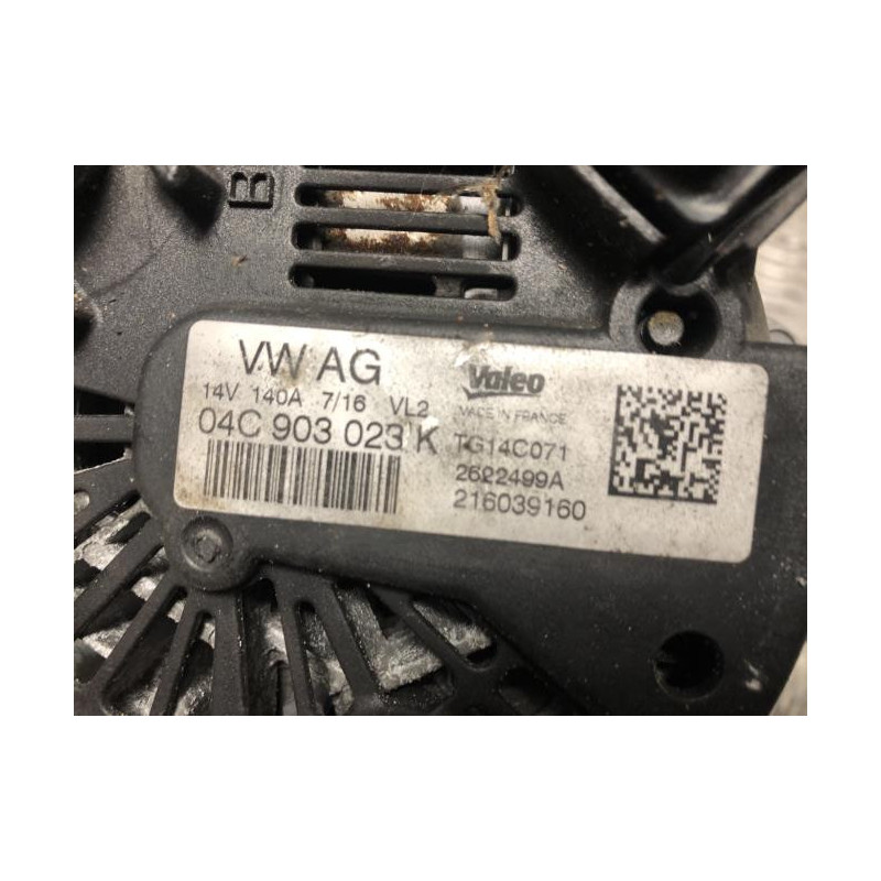 Alternateur VOLKSWAGEN GOLF 7 PHASE 1 d’occasion