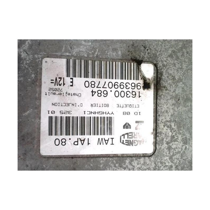 Calculateur moteur PEUGEOT 206 PHASE 1 d’occasion