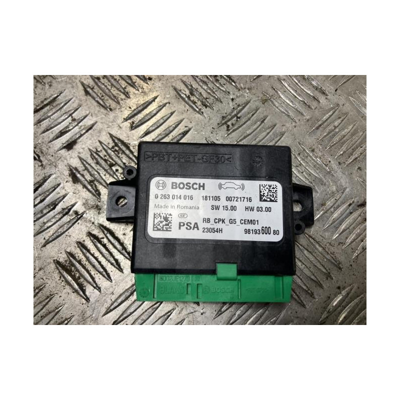 Boitier d'aide au stationnement CITROEN C3 3 SOCIETE PHASE 1 d’occasion