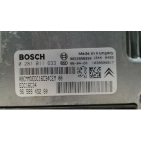 Calculateur moteur PEUGEOT 407 PHASE 1 d’occasion