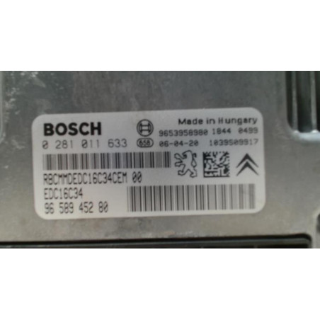 Calculateur moteur PEUGEOT 407 PHASE 1 d’occasion