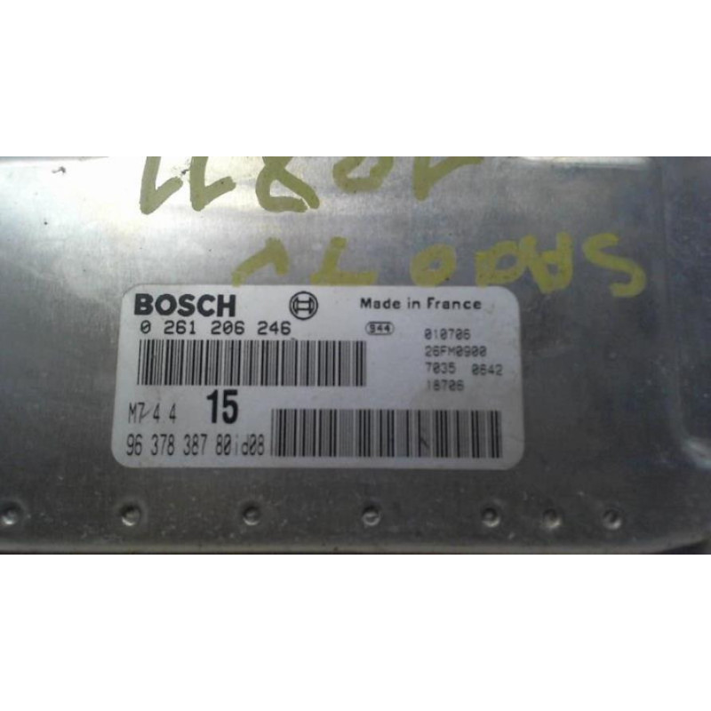 Calculateur moteur CITROEN SAXO PHASE 2 d’occasion