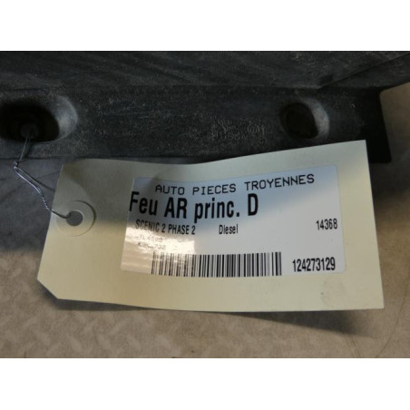 Feu arriere principal droit (feux) RENAULT SCENIC 2 PHASE 2 d’occasion