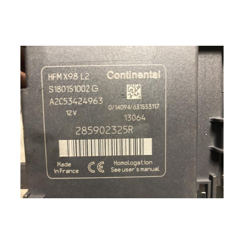 Lecteur de carte (neiman) RENAULT CLIO 4 PHASE 1 d’occasion