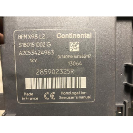 Lecteur de carte (neiman) RENAULT CLIO 4 PHASE 1 d’occasion