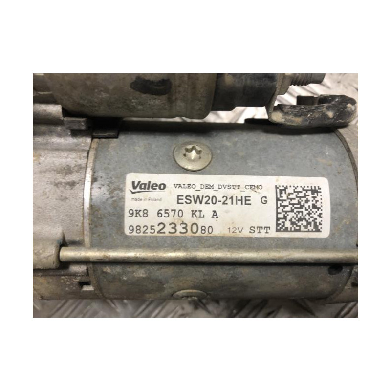 Demarreur CITROEN C3 3 SOCIETE PHASE 1 d’occasion
