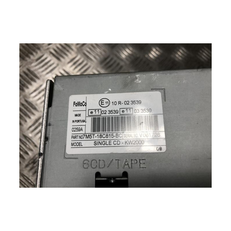 Autoradio d'origine FORD FOCUS 2 PHASE 2 d’occasion