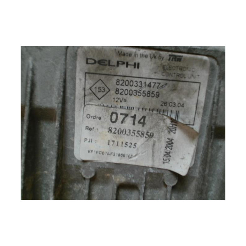 Calculateur moteur RENAULT KANGOO 1 PHASE 2 d’occasion