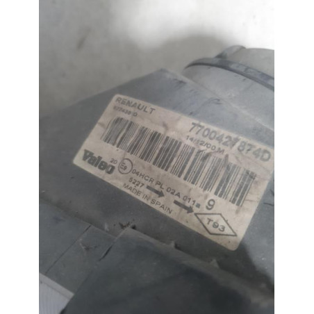 Optique avant principal gauche (feux)(phare) RENAULT MEGANE 1 PHASE 2 d’occasion