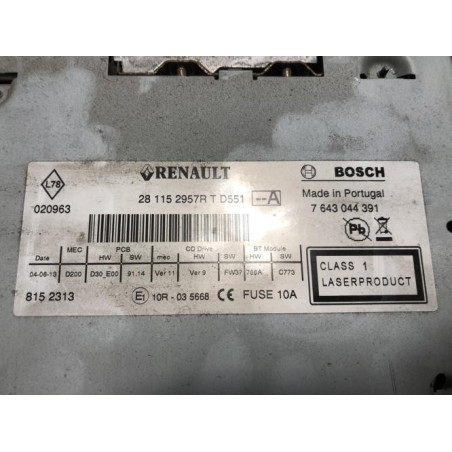 Autoradio d'origine NISSAN PRIMASTAR 1 PHASE 2 d’occasion