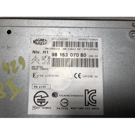 Autoradio d'origine PEUGEOT 308 2 SW PHASE 1 BREAK d’occasion