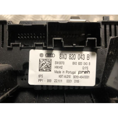 Commande chauffage AUDI A1 1 PHASE 1 d’occasion