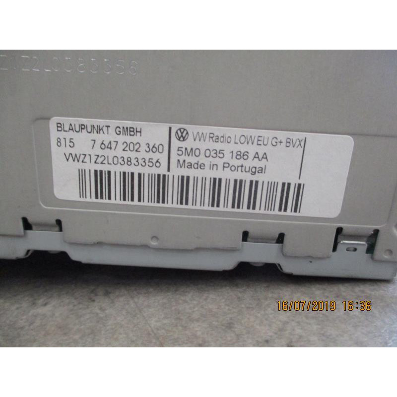 Autoradio d'origine VOLKSWAGEN POLO V (6R/6C) PHASE 1 d’occasion