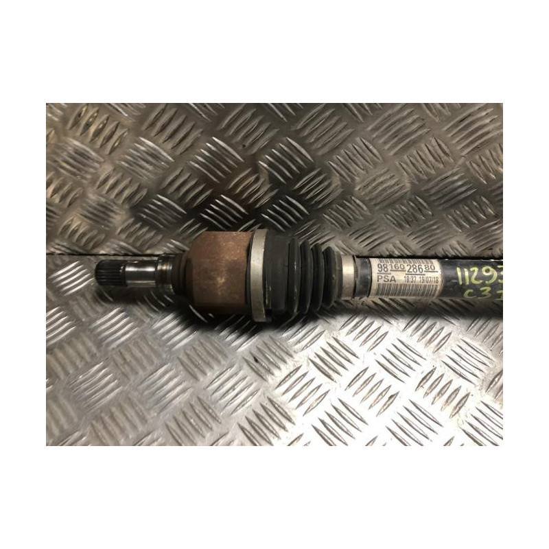 Cardan droit (transmission) CITROEN C3 3 PHASE 1 d’occasion