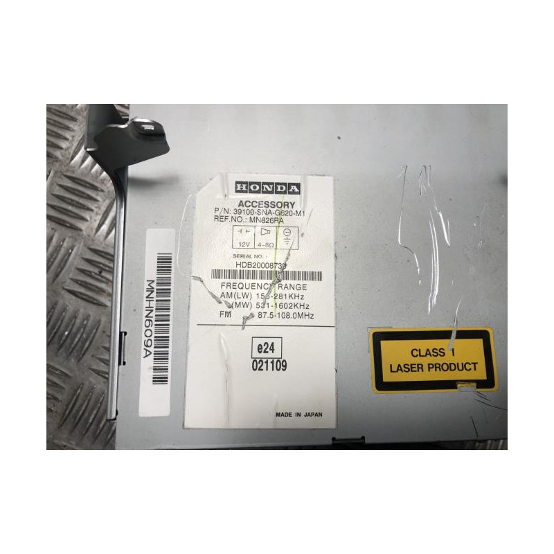 Autoradio d'origine HONDA CIVIC 8 PHASE 2 d’occasion