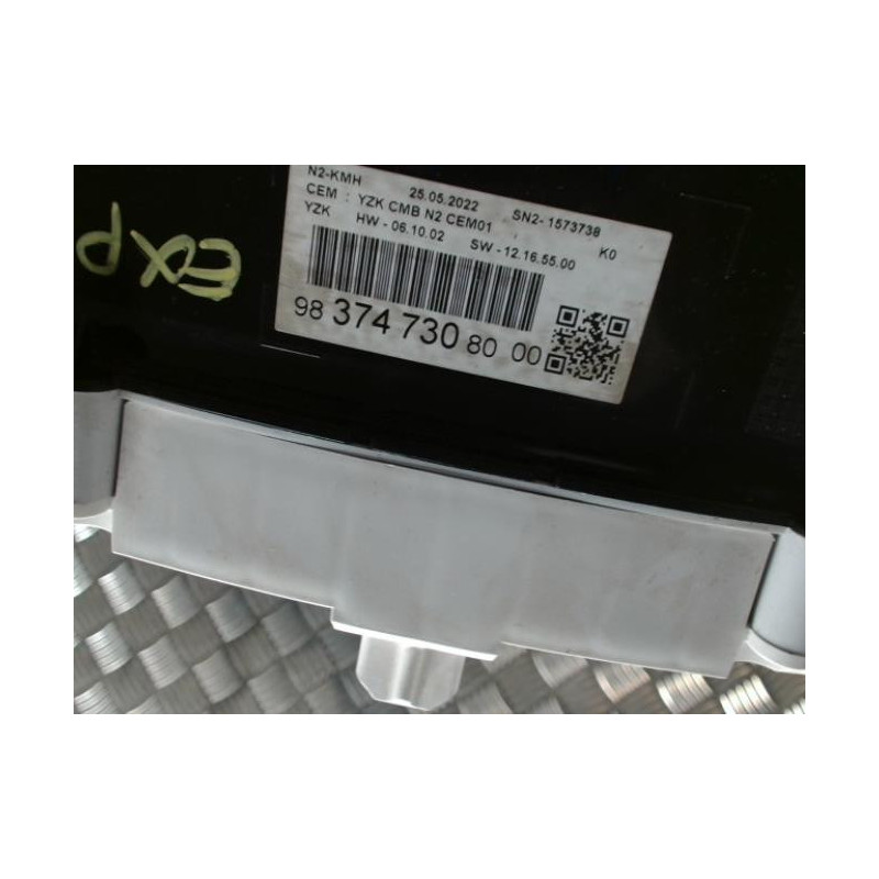 Compteur PEUGEOT EXPERT 3 PHASE 1 d’occasion
