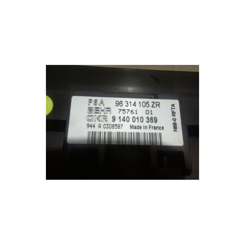 Commande chauffage CITROEN XSARA PICASSO PHASE 1 d’occasion