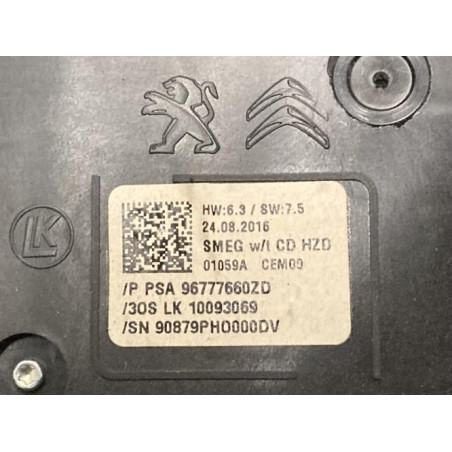 Bouton/Interrupteur PEUGEOT 308 2 PHASE 1 d’occasion