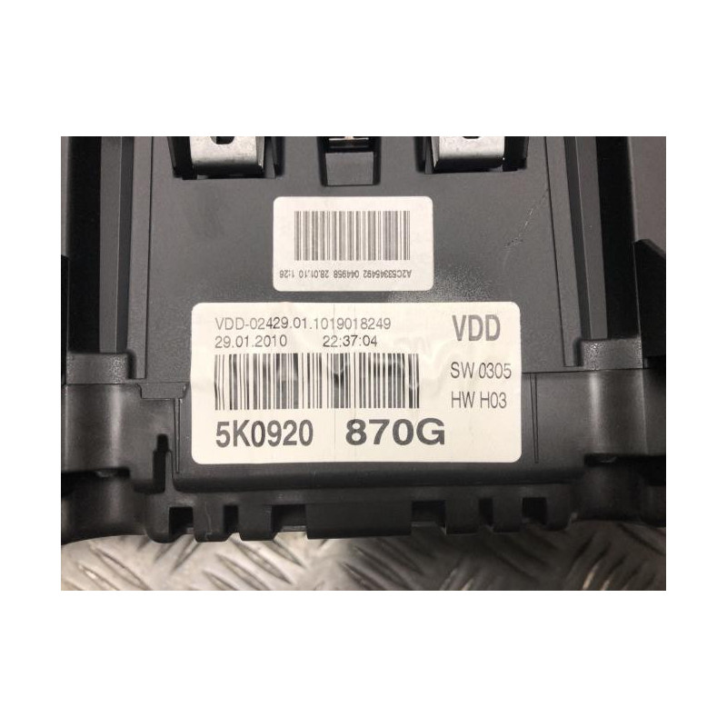Compteur VOLKSWAGEN GOLF 6 d’occasion