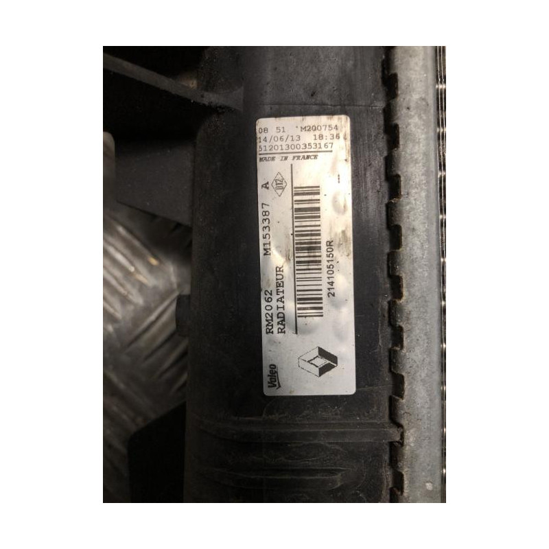 Radiateur eau RENAULT SCENIC 3 PHASE 3 d’occasion