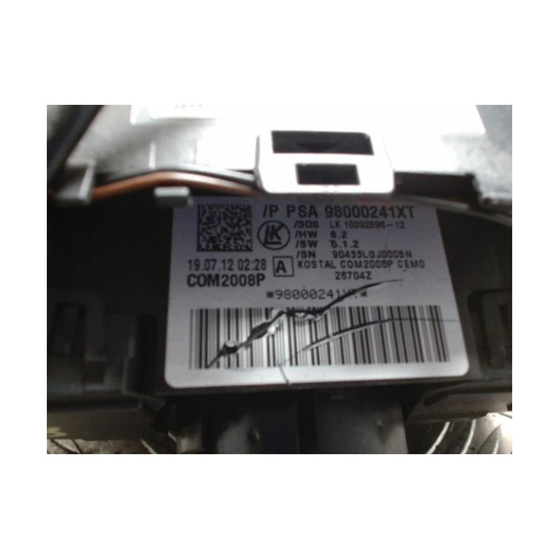 Com (Bloc Contacteur Tournant+Commodo Essuie Glace+Commodo Phare) PEUGEOT 508 1 PHASE 1 d’occasion