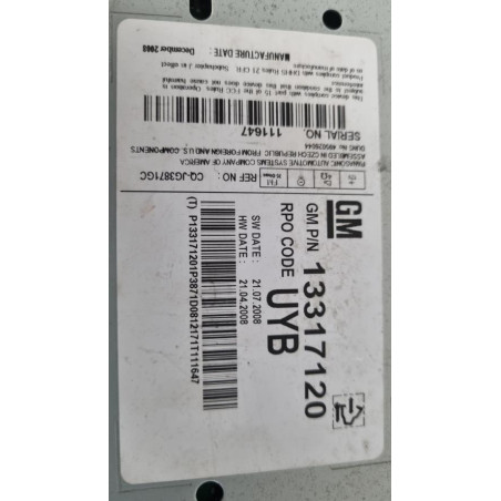 Autoradio d'origine OPEL INSIGNIA 1 PHASE 1 d’occasion