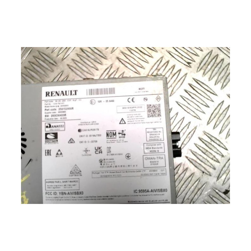 Autoradio d'origine RENAULT CAPTUR 2 PHASE 1 d’occasion