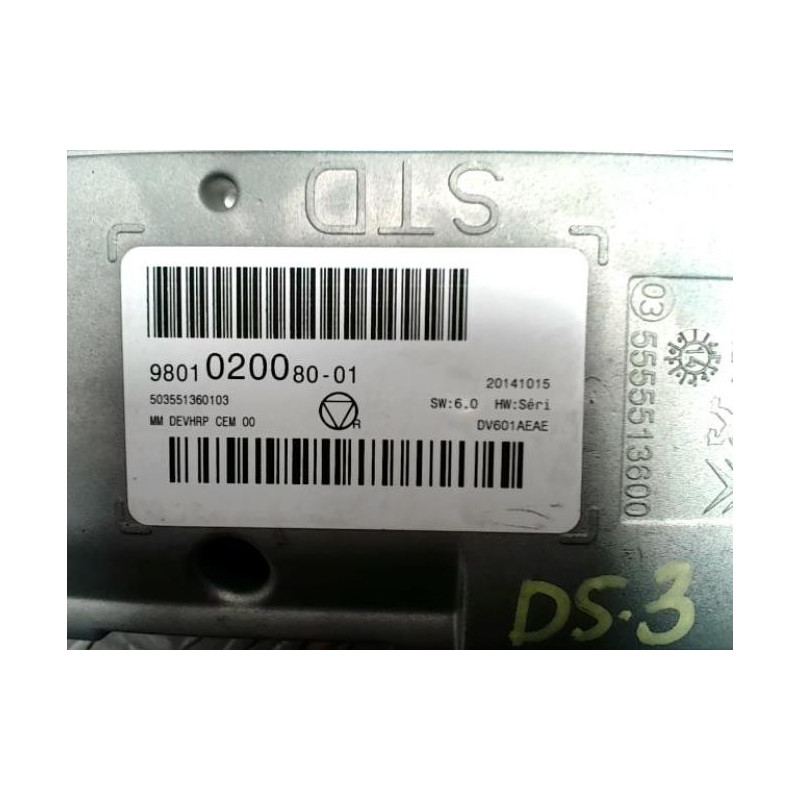Ecran GPS CITROEN DS3 PHASE 2 d’occasion