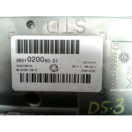 Ecran GPS CITROEN DS3 PHASE 2 d’occasion