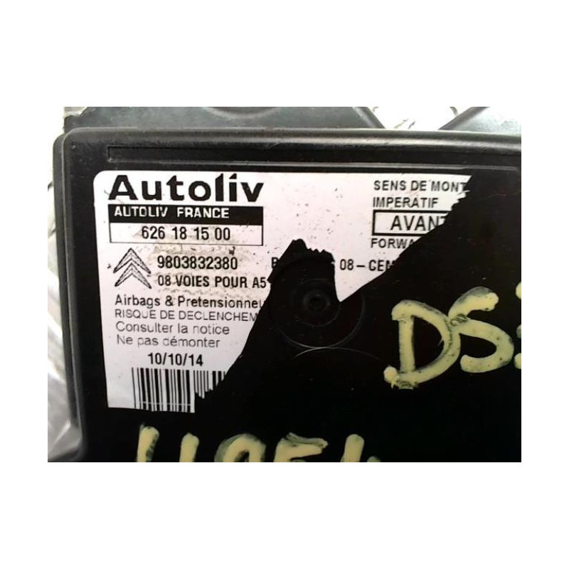 Boitier air bag CITROEN DS3 PHASE 2 d’occasion