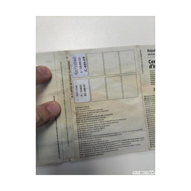 Moteur RENAULT TWINGO 3 PHASE 1 d’occasion