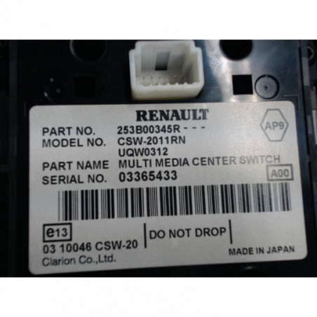 Console central (interieur plastique) RENAULT MEGANE III PHASE 1 d’occasion