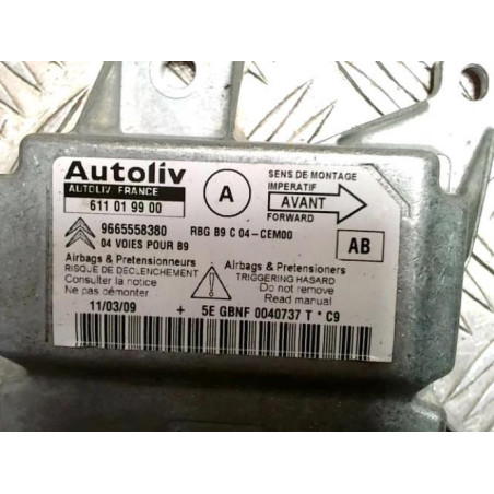Boitier air bag CITROEN BERLINGO 2 PHASE 1 d’occasion