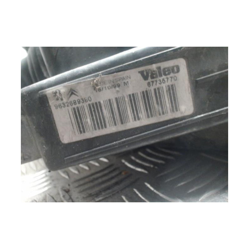 Optique avant principal gauche (feux)(phare) PEUGEOT 206 PHASE 1 d’occasion