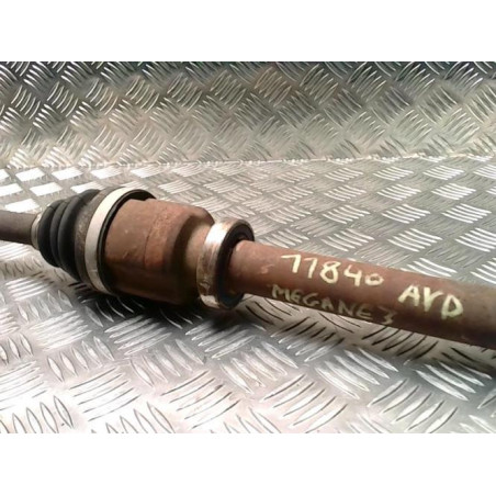 Cardan droit (transmission) RENAULT MEGANE 3 PHASE 1 COUPE d’occasion