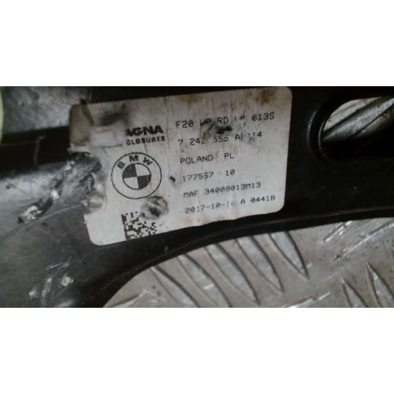 Leve vitre electrique arriere gauche BMW SERIE 1 F20 PHASE 2 d’occasion