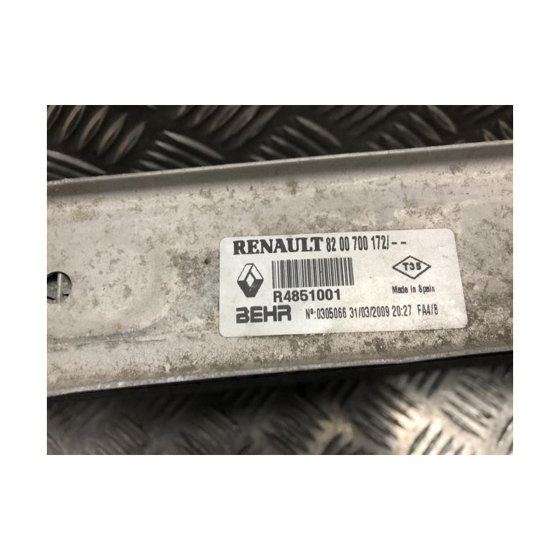 Echangeur air (Intercooler) RENAULT SCENIC 2 PHASE 2 d’occasion
