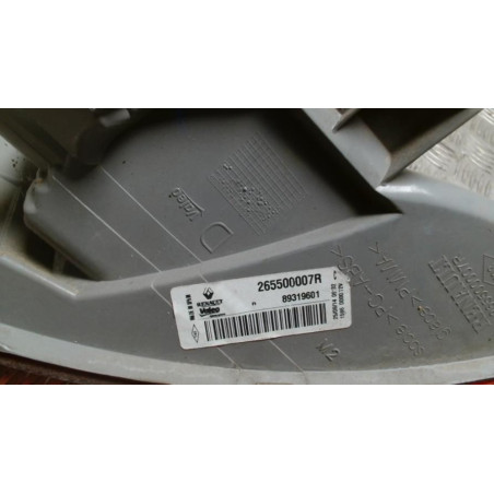 Feu arriere principal droit (feux) RENAULT MEGANE 3 PHASE 2 d’occasion