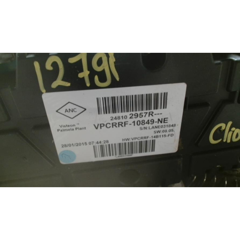 Compteur RENAULT CLIO 4 PHASE 1 d’occasion